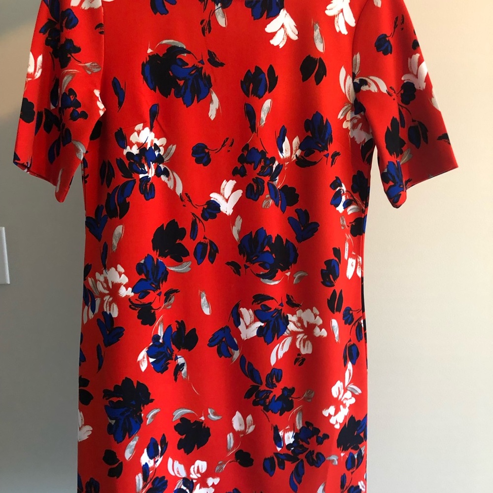 Banana Republic Red Flower Dress